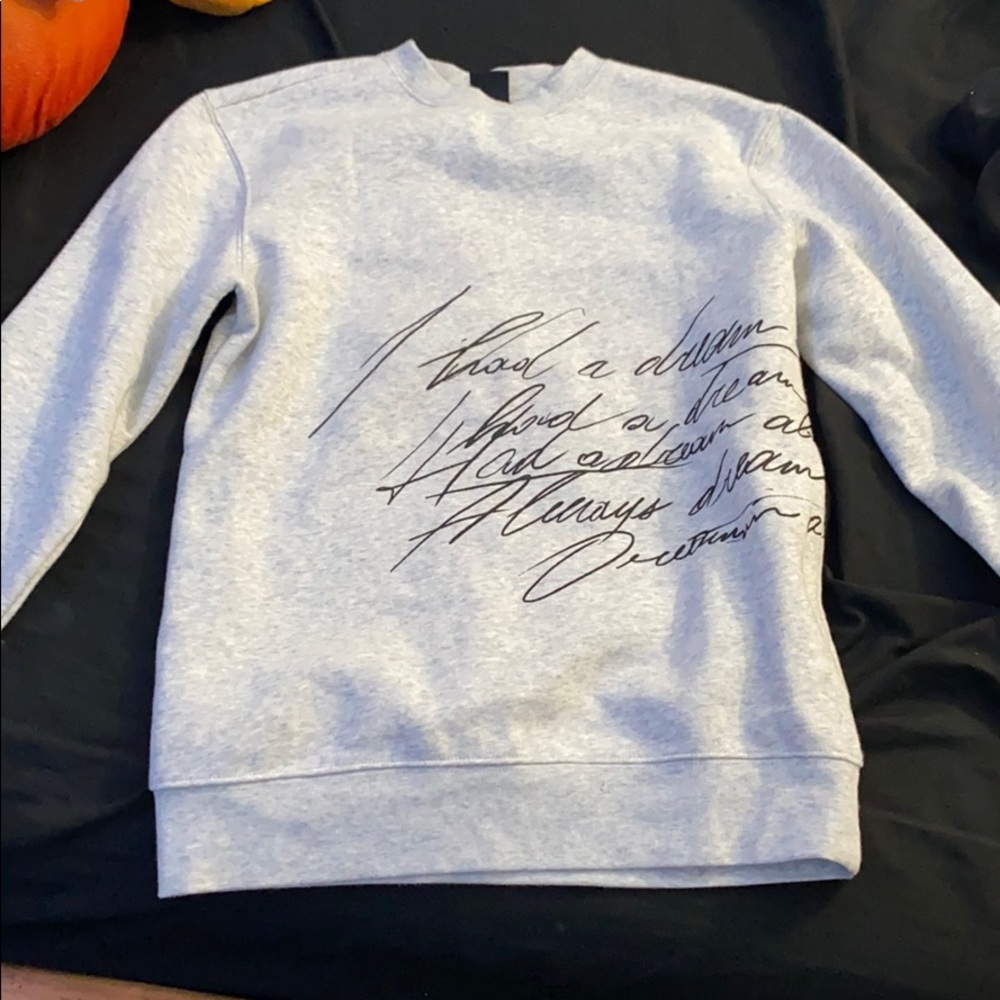 hoodless sweater